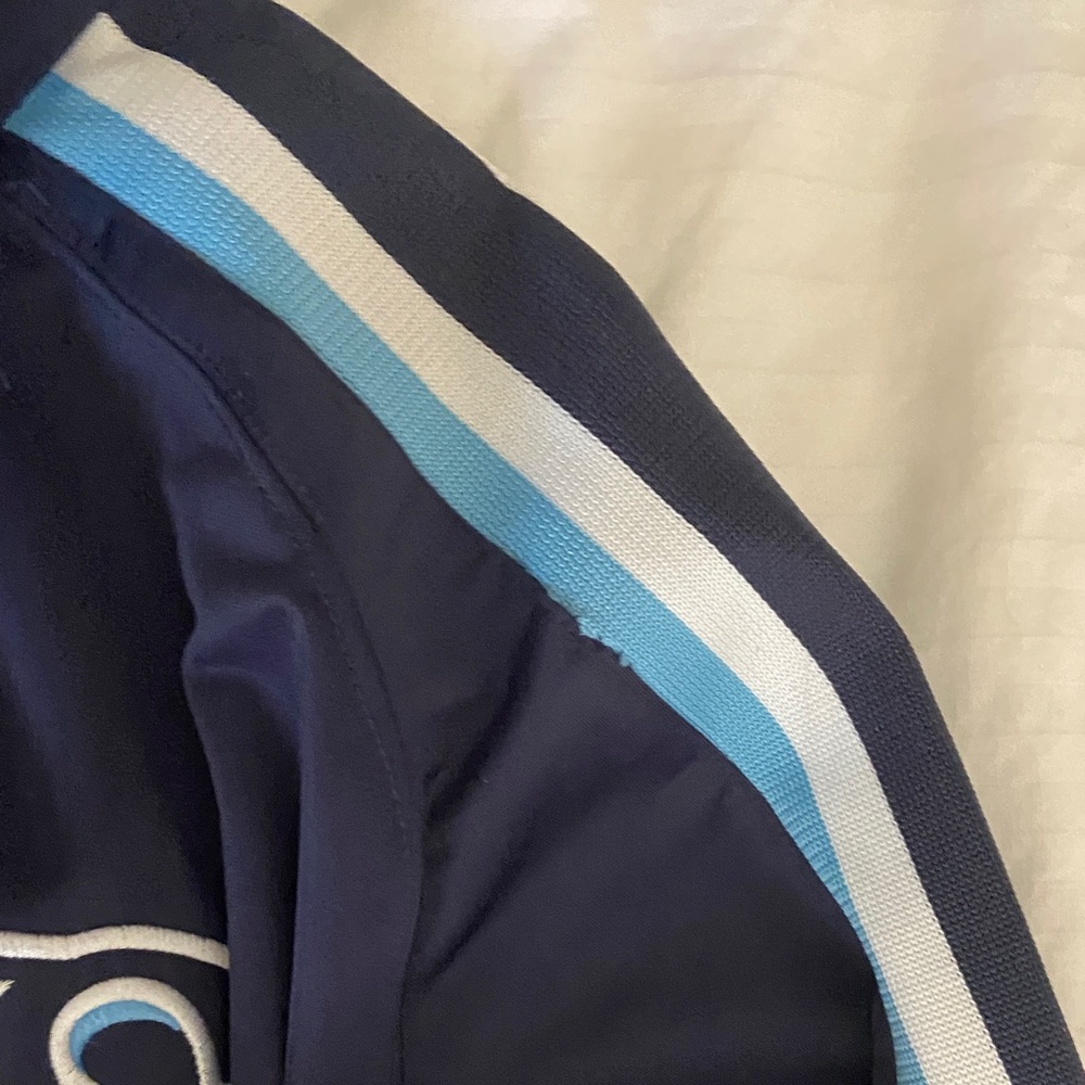 MLB Rays Dark Blue Bomber Jacket - Picture 2 of 4